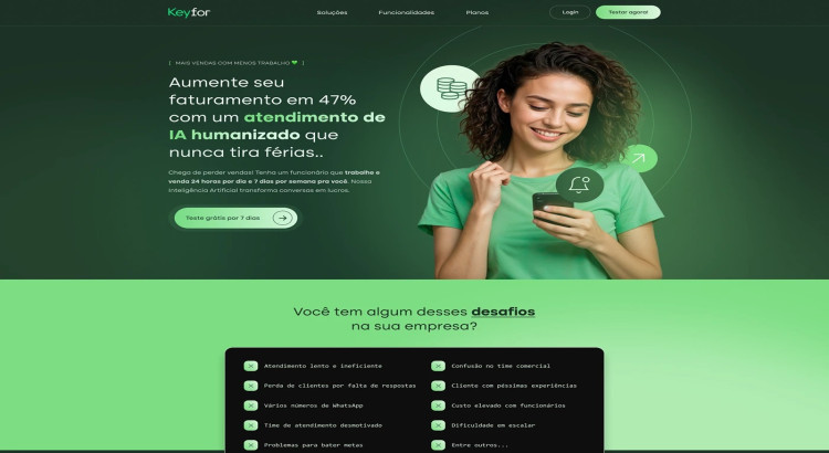 Página de Vendas Completa
