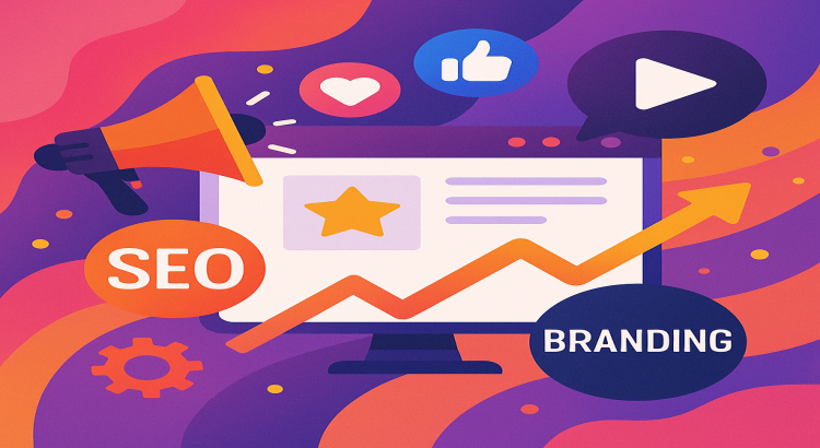 Criação de estratégias de marketing digital, branding e identidade visual